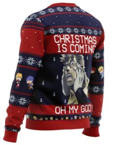 Jojos Bizarre Adventure Character Joseph Joestar Oh My God Best Christmas Sweater For Fans 3