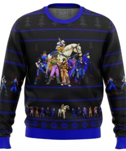 Jojoâ€™s Bizarre Adventure Character Josuke Higashikata Ugly Christmas Sweater Gift For Fans