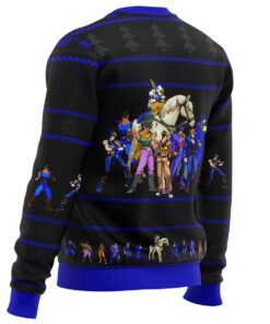 Jojos Bizarre Adventure Generations Black Ugly Xmas Sweater Best Gift For Fans 3