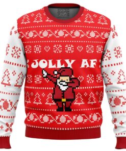 Jolly Af Christmas Sweatshirt