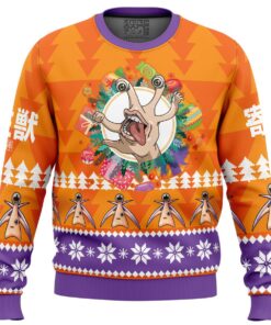 Jolly Parasitic Beasts Funny Ugly Christmas Sweater