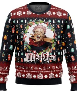 Tokyo Metropolitan Jujutsu Kaisen Funny Ugly Christmas Sweater