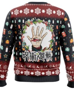 Jujutsu Kaisen Character Ryomen Sukuna Xmas Style Ugly Christmas Sweater For Manga Anime Fans 4