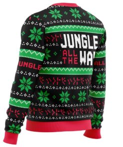 Jungle All The Way Arnold Schwarzenegger Famous Actor Ugly Christmas Sweater Best Gift For Fans 3