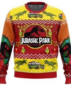 Jurassic Park Mens Ugly Christmas Sweater