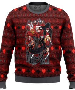 Kakegurui Chibi Gamblers Christmas Sweater For Men And Women