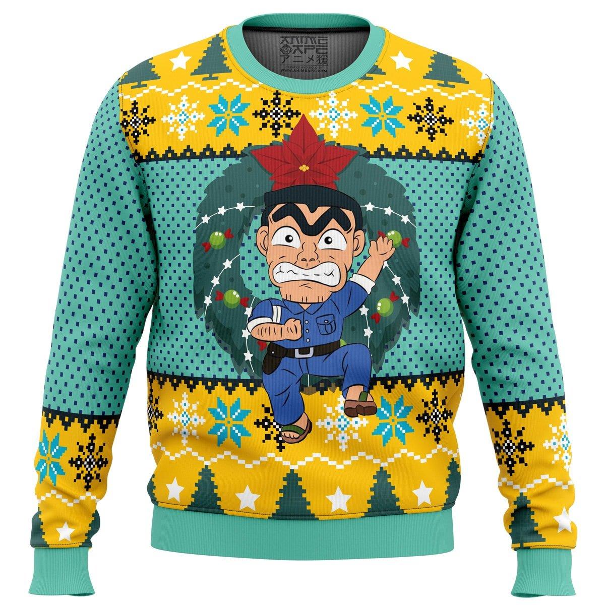 Santa Shinnosuke Crayon Shin-chan Christmas Sweater Men