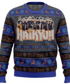 Karasuno High Haikyuu Volleyball Manga Ugly Christmas Sweater Best Gift For Fans