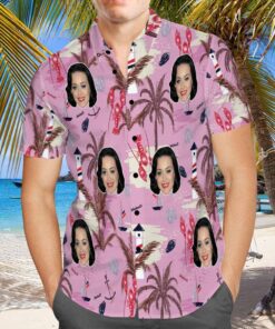 Katy Perry Pink Chinoiserie Hawaiian Shirt Best Gifts Idea