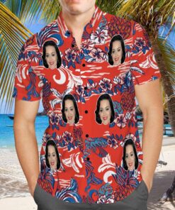 Katy Perry Pink Chinoiserie Hawaiian Shirt Best Gifts Idea