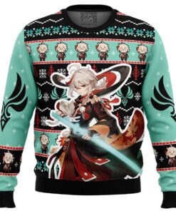 Kazuha Genshin Impact Christmas Sweater Men 1