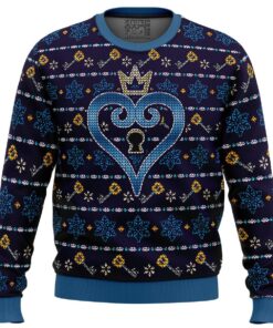 Keyblade Sora Kingdom Hearts Navy Ugly Christmas Sweater Best Xmas Gift For Fans