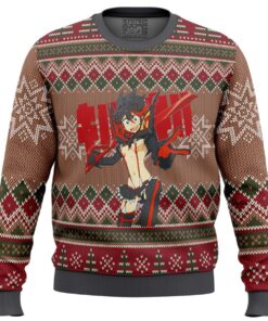 Scissor Blade Proficiency Matoi Ryuuko Kill La Kill Christmas Sweater