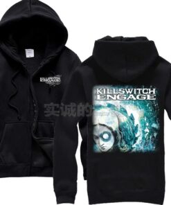 Killswitch Engage Black Zip Hoodie For Fans