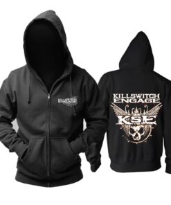 Killswitch Engage Black Zip Hoodie For Men And Women