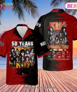 Kiss 50 Years Final Tour 2023 Best Hawaiian Shirt For Fans