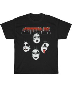 Kiss Band Gottmilk Vintage Graphic T-shirt For Rock Music Fans