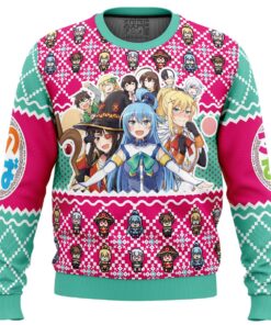 Wonderful Christmas Konosuba Xmas Sweater