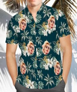 Lady Gaga Tropical Floral Hawaiian Shirt Funny Gift For Fans