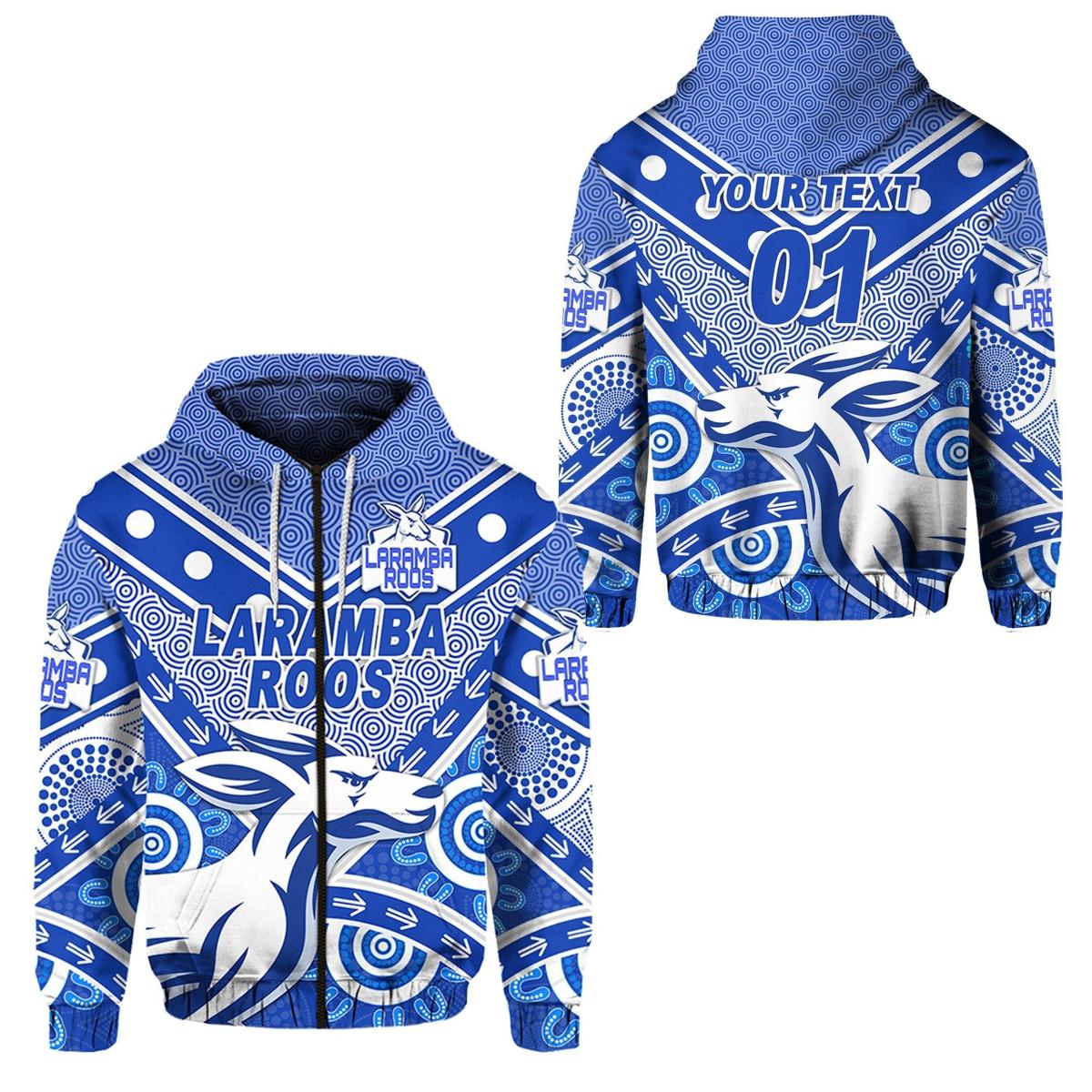 Laramba Roos Blue Kangaroos Original Zip Hoodie Gifts For Lovers