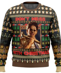 Leatherface Texas Chainsaw Massacre Christmas Sweater Women