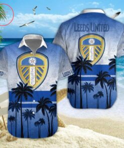 Leeds United Logo Simple Design Yellow Hawaiian Shirt Best Gift Ideas