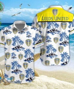 Leeds United Coconut Islands Patterns Tropical Aloha Shirt Cheap Hawaiian Shirts