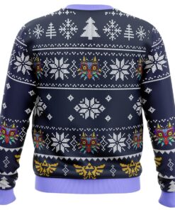 Legend Of Zelda Majoras Mask Pixel Art Ugly Christmas Sweater Plus Size Sweater For Men Women 4