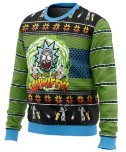 Lets Get Schwifty Rick And Morty Christmas Sweater For Men And Women 2