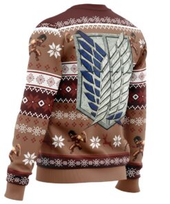 Levi Ackerman Attack On Titan Christmas Sweater For Men And Women 3