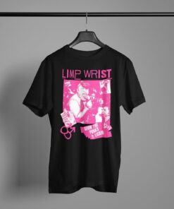 Limp Wrist Punk Rock Band Black T-shirt Best Gift For Fans