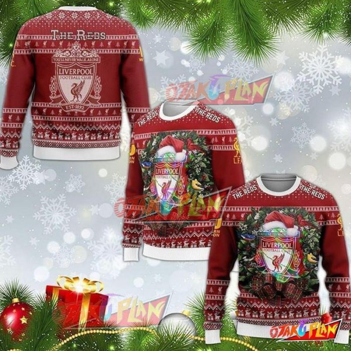 Liverpool Fc The Reds Best Ugly Christmas Sweater