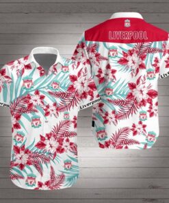 Liverpool Fc Tropical Floral Hawaiian Shirt Best Gift For Fans