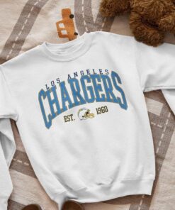 Los Angeles Chargers Est 1960 T-shirt For Nfl Football  Fans