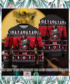 Los Angeles Clippers Red Black Jack Skelington Ugly Christmas Sweater For Fans