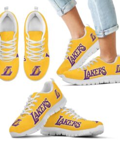 Los Angeles Lakers Running Shoes Yellow 5