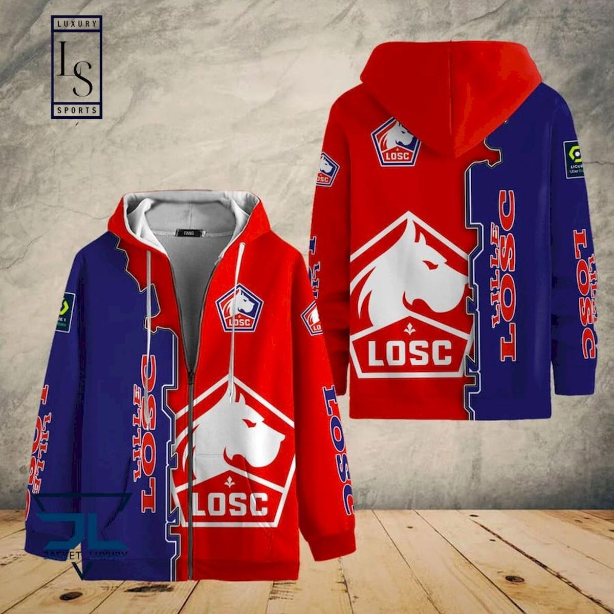 Losc Lille Custom Name Mickey Zip Hoodie Gift For Fans