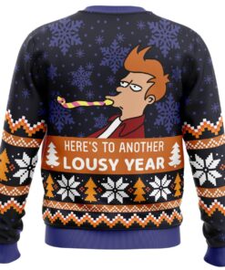 Lousy Year Futurama Funny Meme Ugly Christmas Sweater Xmas Gift For Fans 2