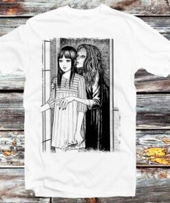 Ma No Kakera Junji Ito Horror Comic T-shirt For Manga Fans