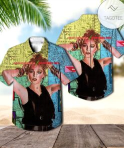 Madonna Borderline Us Remix Album Vintage Hawaiian Shirt Gifts For Fans