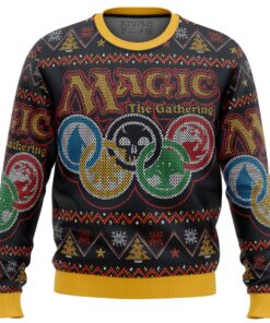 Magic The Gathering Symbols Unisex Ugly Christmas Sweater For Men Women