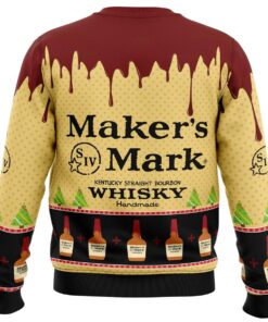 Makers Mark Whisky Ugly Christmas Sweater 2