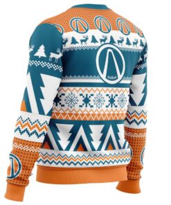 Maliwan Borderlands White Teal Ugly Christmas Sweater Xmas Outfit For Fans 3