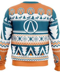 Maliwan Borderlands White Teal Ugly Christmas Sweater Xmas Outfit For Fans 4