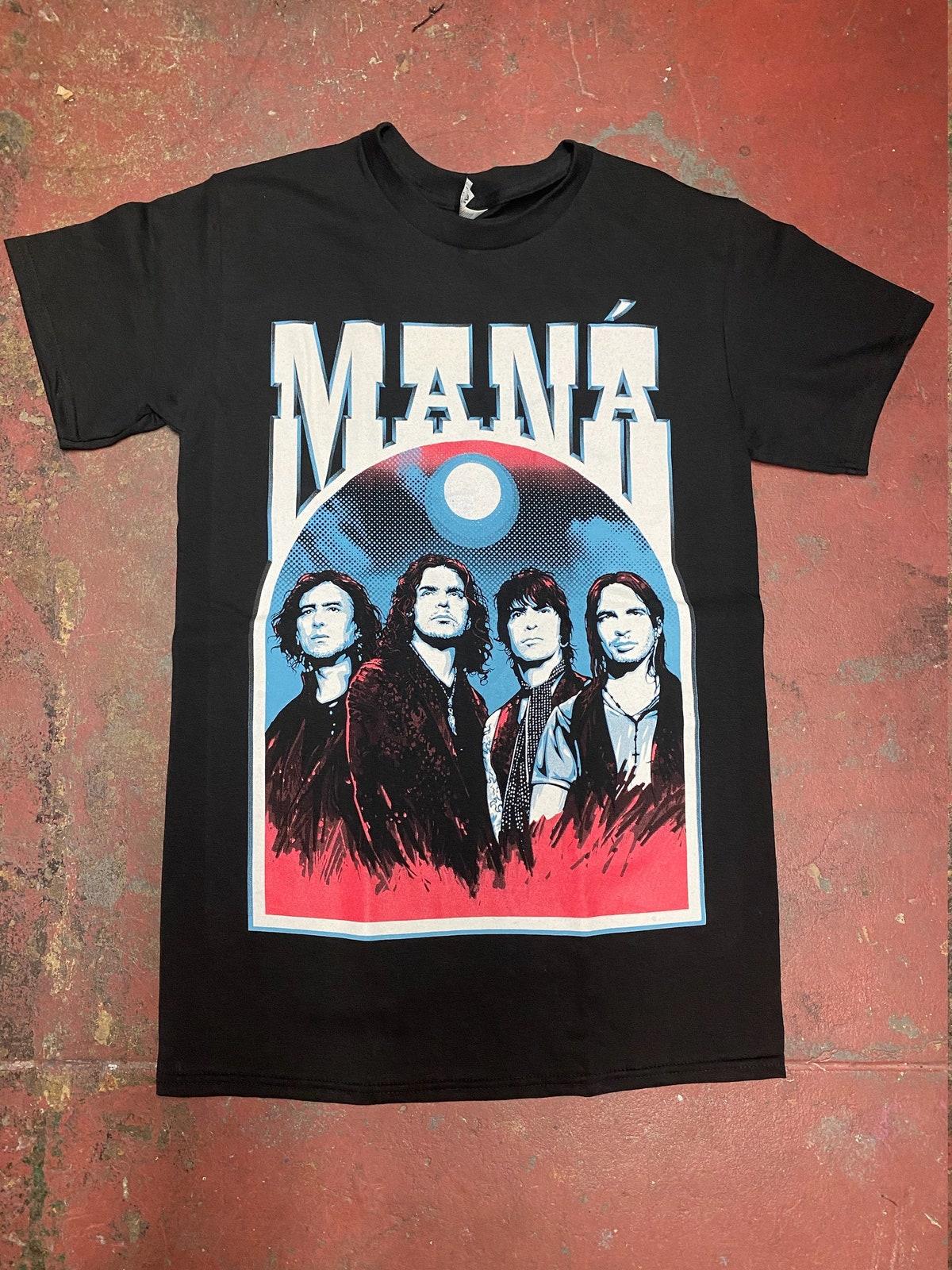 Mana Band Group Photo T-shirt For Rock Music Fans