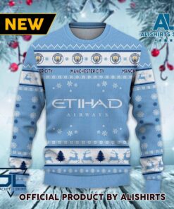 Manchester City Moonbeam Ugly Christmas Sweater For Men And Women