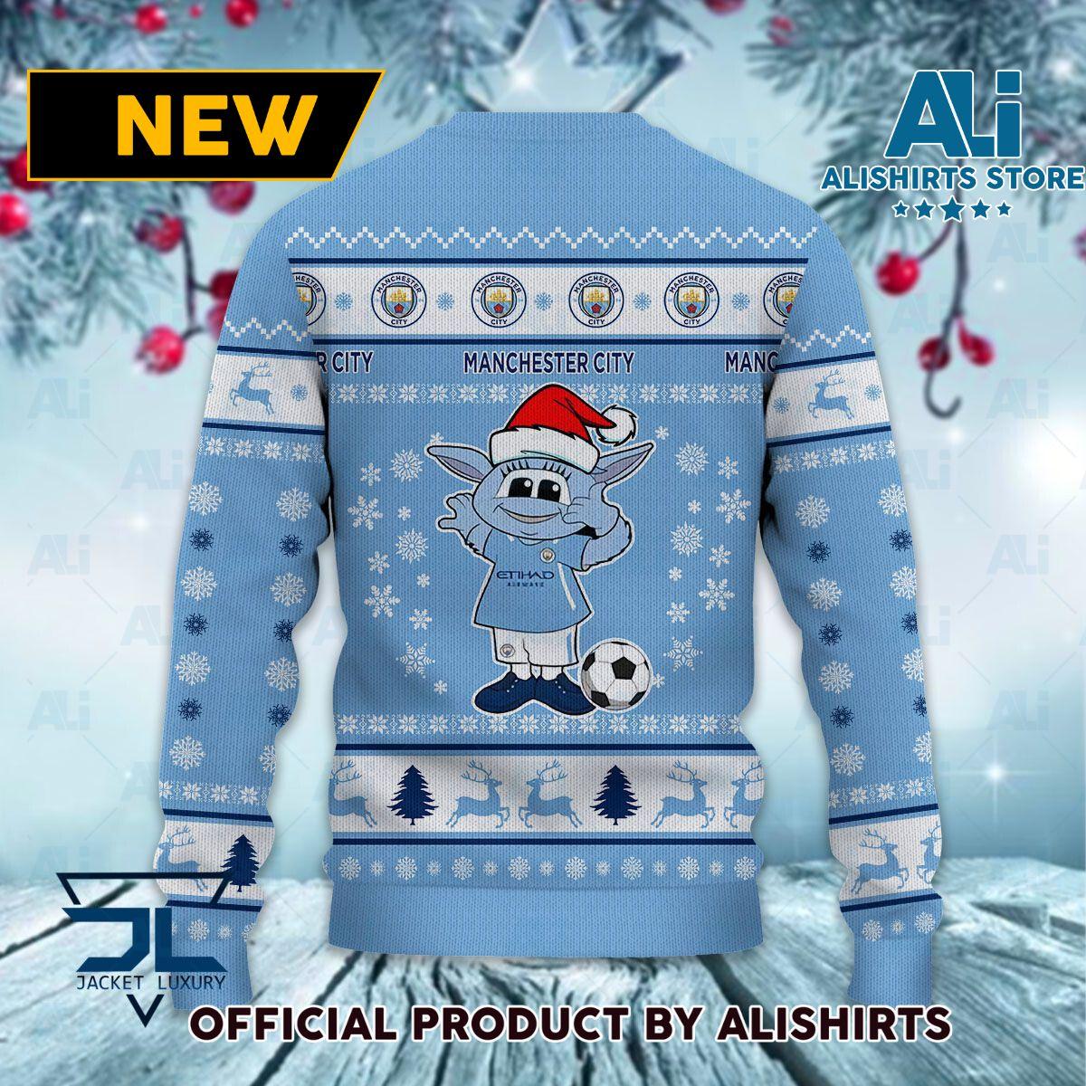 Manchester City Moonbeam Ugly Christmas Sweater For Men And Women