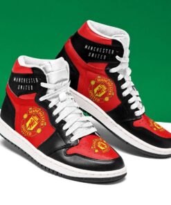 Manchester United Air Jordan 1 High Sneakers For Fans 3