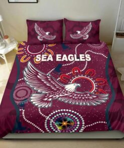 Manly Warringah Sea Eagles Anzac Day Camouflage Indigenous Doona Cover