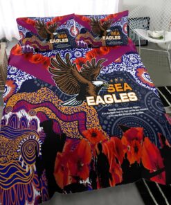 Manly Warringah Sea Eagles Comforter Sets Funny Gift For Fans 2